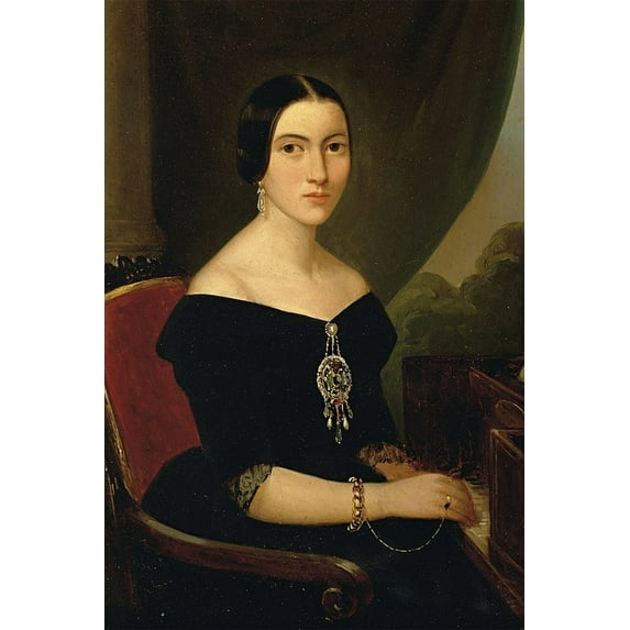 24x36 gallery poster, Giuseppina Strepponi (c. 1845)