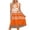 Orange, variant on Kezqiaxn Sundresses for Women Fashion Sleeveless Crew Neck Casual Dress with Pockets Womens Summer Dresses Women's Clothing