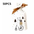 thumbnail image 1 of pitrice Christmas Drawstring Wrap Plastic Treat Bags Cookies Pouch Food Gift Bag for Xmas Party Riding Animal, 1 of 7