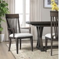 thumbnail image 3 of Roundhill Furniture Grant Nailhead Trim Upholstered Armchairs, Set of 2, Beige, 3 of 8