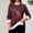 007 Wine, variant on Womens Sherpa Fleece Lined Pullover Winter Warm Crew Neck Sweatshirt Cute Shark Plus Size Tops