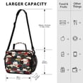 thumbnail image 4 of FORMRS Student Insulated Lunch Bag with Shoulder Strap Reusable Cooler Box for School, White Lucky Cat, 4 of 9
