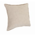 thumbnail image 3 of Laddha Home Designs Handwoven Flanged Cotton Throw Pillow Cover - 20" - Beige - Set of 4, 3 of 8