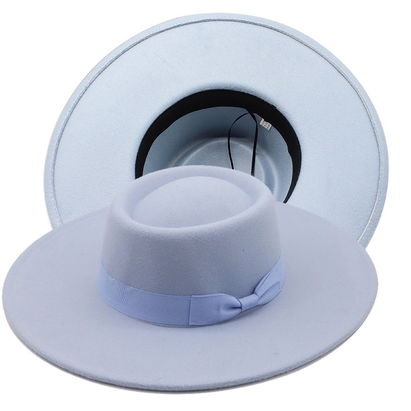 Fedora Flat Top Hat for Women 