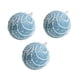 thumbnail image 3 of 3 piezas de adornos de bolas navideñas para colgar en el árbol de Navidad. Rayas de ondas, 3 of 9