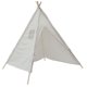 thumbnail image 1 of Carpa, Tipi Carpa Para Niños, Play Tipi, Lona De Algodón Plegable Para Niños Wigwam Playhouse Carpa, Para Bebés Y Niños Pequeños Juego Al Aire Libre En Interiores (Blanco) Muyoka Hogar, 1 of 7