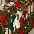 thumbnail image 2 of 6-Pack Christmas Stockings with Wooden Tags, Personalized Family Set for Fireplace, 2 of 9