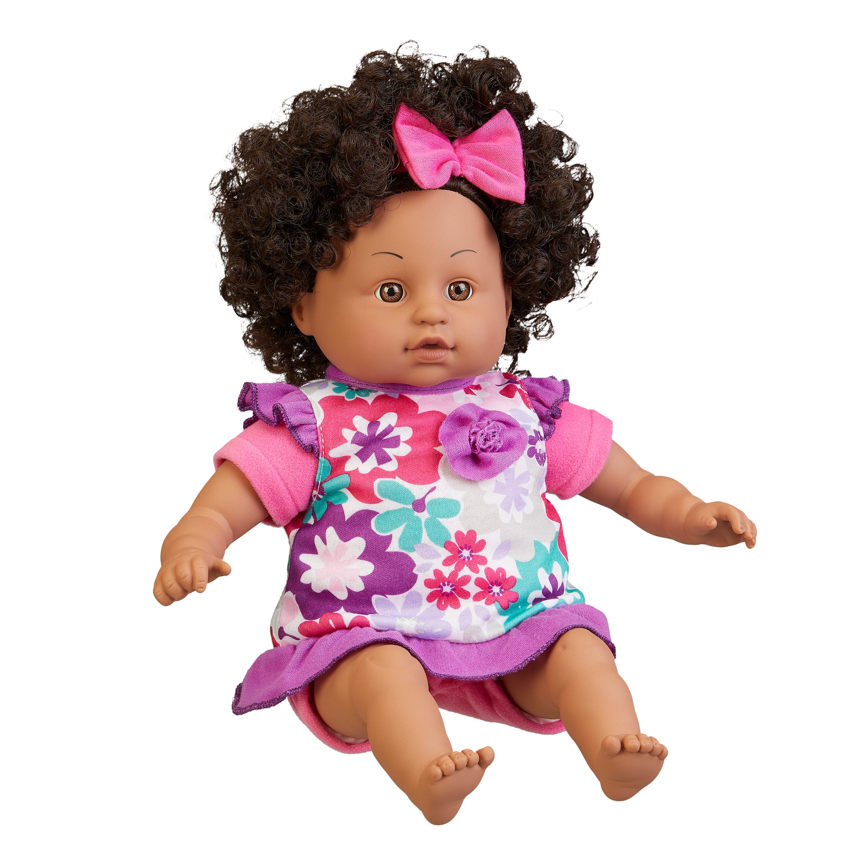 My Sweet Love 13" Baby Doll and Wagon Play Set, Red & Blue, 6 Pieces, African American