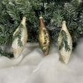 thumbnail image 6 of Christmas by Krebs Blown Glass Collectible Ukrainian Figurine (5.6" Christmas Forest Glass Finial Set), 6 of 7