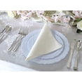 thumbnail image 6 of " OCCASIONS " 50 Plates Pack (25 Guests)-Vintage Wedding Party Disposable Plastic Plate Set -25 x 10'' Dinner + 25 x 7.5'' Salad/Dessert plates (Verona in Blue), 6 of 9