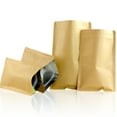 thumbnail image 3 of Bolsa de papel Kraft de 100 piezas Bolsa de almacenamiento de alimentos autosellante Bolsa de paquete práctico Bolsa sellada segura, 3 of 6