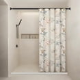 thumbnail image 4 of Holytech Shower Curtain Rod 42 To 76 Inch Tension Curtain Rod No Drilling 7/8"Adjustable Curtain Rod Expandable Shower Pole Black Shower Rods Spring Tension for Window Bathroom, 4 of 10