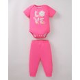 thumbnail image 4 of KIMI BEAR Newborn Baby Girl Layette Set Shower Gift Essential Clothes 4 Packs Rompers Pants Sleeper Gown with Hats Mittens Outfits Set Essentials Clothing Pink NB, 4 of 9