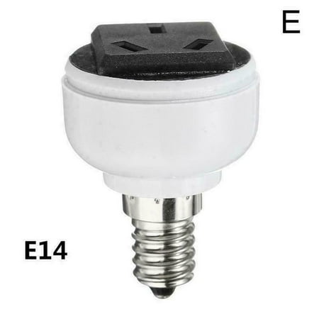 

GLFILL E27 Lamp Light Socket Holder Screw Bulb Convert To US Female EU Power