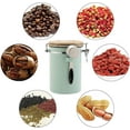 thumbnail image 2 of (Grön) Kaffebehållare - Kaffeburk - 1,8L - Kaffebehållare Förvaringsburk - Kaffebehållare - Lufttät Kaffebehållare med CO2-avgas - grön, 2 of 5