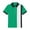 Green D, variant on Trendy Tops Girls Casual Collar Pullover Top Fashion Basic Striped Short Sleeve T-Shirt Girls Shirts Size 2-15