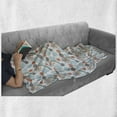 thumbnail image 6 of Abstract Soft Flannel Fleece Throw Blanket, Modern Pastel Digital Style Watercolor Circles and Flower Petals Paintbrush Art, Cozy Plush for Indoor and Outdoor Use, 50" x 70", Multicolor, by Ambesonne, 6 of 6