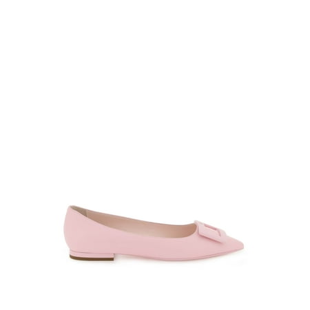 

Roger vivier gommettine leather ballerina flats