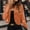 Orange women's v neck sequin jacket a1, variant on Women's V Neck Sequin Jacket Elegant Long Sleeve Blazer Slim Fit Party Wear Evening Dressy Top Formal Attire, Orange XL