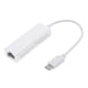 thumbnail image 1 of Cable de datos Adaptador USB 3.1 Type-C Gigabit Ethernet a adaptador de tarjeta de red Lan RJ45, 1 of 8