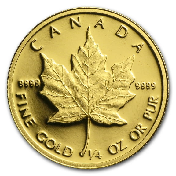 1989 Canada 1/4 oz Proof Gold Maple Leaf