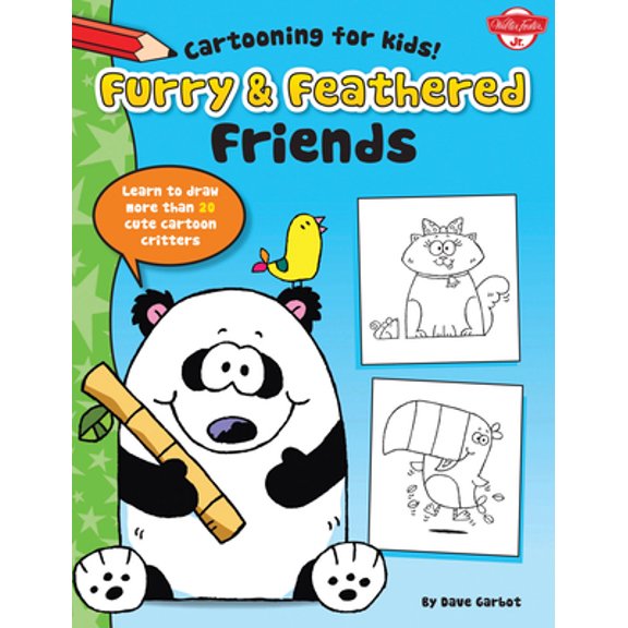 Pre-Owned Furry & Feathered Friends: Learn to Draw More Than 20 Cute Cartoon Critters (Paperback) 1600584500 9781600584503