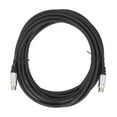 thumbnail image 2 of Câble Satellite Extension Câble Tv Rg59u Câble Coaxial Câble Coaxial Tv Connecteur TV9.5MM Mâle à TV9.5MM Mâle PVC Aluminium Alliage pour Tv Satellite Décodeur 5M, 2 of 8