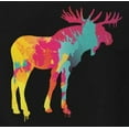 thumbnail image 4 of Old Glory Mens Splatter Moose Long Sleeve Graphic Hoodie, 4 of 6