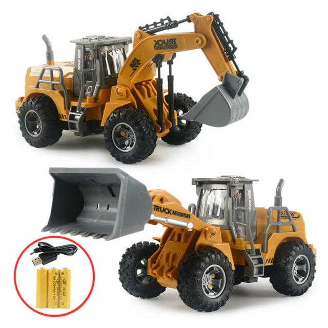 Gwong Juguete Niños USB cargo control remoto excavadora construcción vehículo modelo regalo de juguete Gwong 30006892
