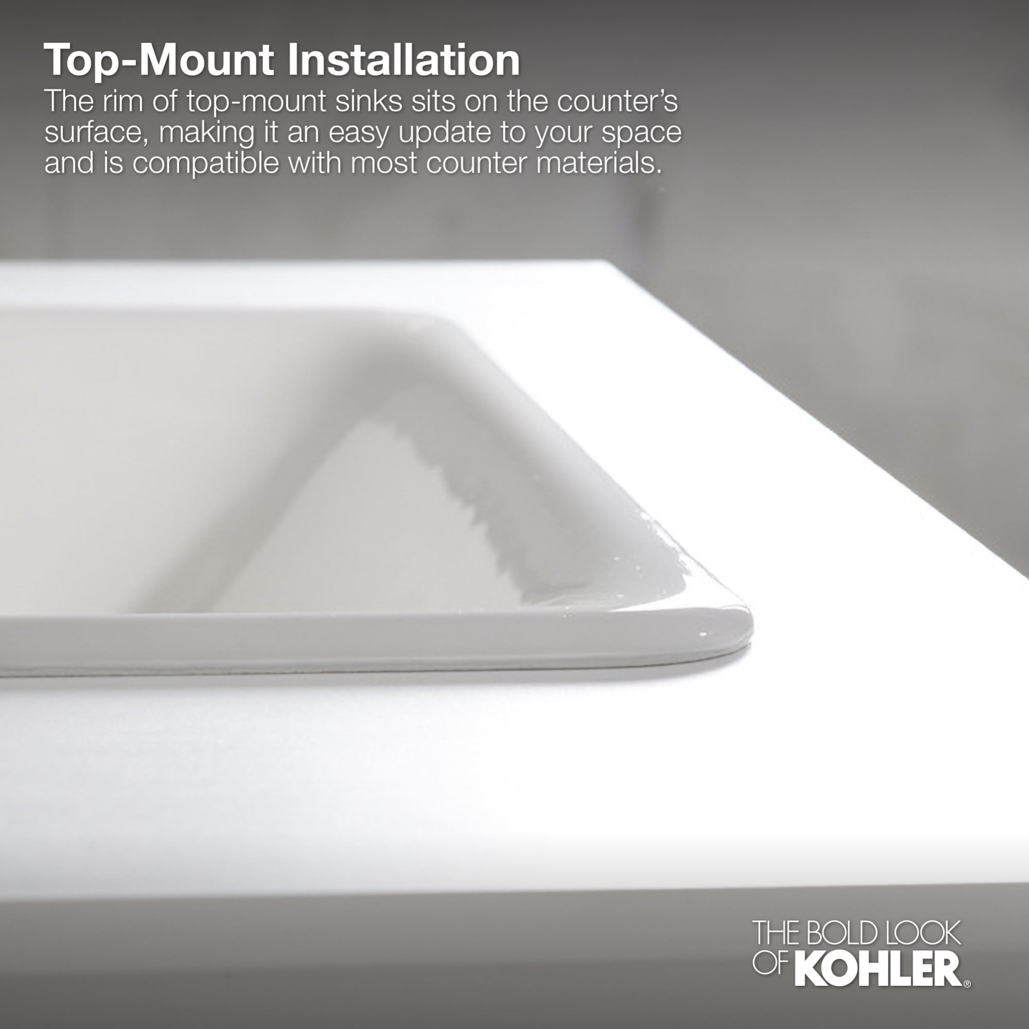 KOHLER K-8189 Verticyl Rectangle under-mount bathroom sink