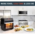 thumbnail image 4 of Total Package Air Fryer Oven XL, 12.7 Quart, Deluxe Accessory Kit, Recipes, BPA-Free, Auto Shutoff, Black, 4 of 4