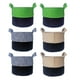 thumbnail image 5 of KAKOWELY 6 bolsas de cultivo de plantas, bolsas de fieltro para viveros, bolsas de mano para plantas, bolsas para cultivo de vegetales., 5 of 5