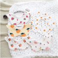 thumbnail image 3 of Babero de algodón para bebés de primavera y verano, para niños y niñas recién nacidos, con forma de flor, toalla para la baba giratoria de 360 grados para bebés, 3 of 6