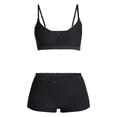 thumbnail image 5 of No Boundaries Seamless Triangle Bralette & Boyshort Set, 2-Piece, Women's XS-XXXL, 5 of 5