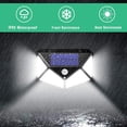 thumbnail image 1 of 1pc 100LED Lámpara de pared solar Impermeable Jardín Gran angular Sensor de movimiento Luz Lamparas, 1 of 5