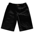 thumbnail image 5 of Hurxie Bermuda Shorts for Women Knee Length High Waisted Cotton Elastic Waist Summer Dressy Casual Long Chino Shorts Black,2XL, 5 of 7