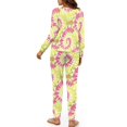 thumbnail image 5 of Tutolipy Tie Dye Printed Pajama Set for Women Long Sleeve Sleepwear Button Down Loungewear Soft Pjs Lounge Sets, L, 5 of 6