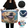 thumbnail image 6 of WOBOGO Happy Dog Toy Storage Basket 20×14in Canvas Laundry Hamper for Living Room Kids Room Bathroom Organizer, 6 of 6