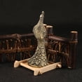 thumbnail image 4 of Yihuala Peacocks Decors Figurines Brass Statue Peacocks Decorative Objects for Living Room,Bookshelf,Side Table Decoratio, 4 of 9