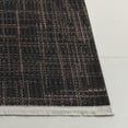 thumbnail image 4 of SAFAVIEH Mila Heidi Geometric Striped Polyester Area Rug, Brown/Black, 5'3" x 7'6", 4 of 11