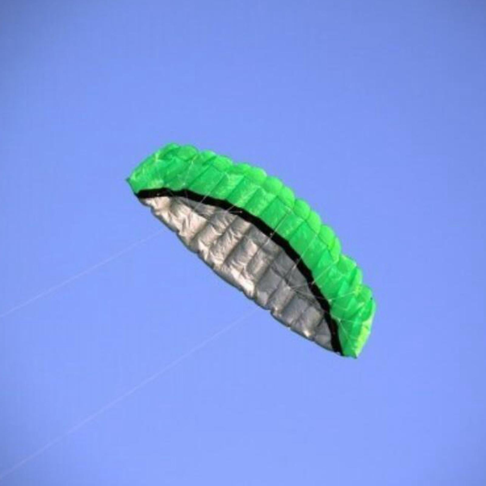 DimyFew 2.5 Line Kite, Seaside Beach Surfboard Flying Sport Parachute urfing Trainer Fly Green