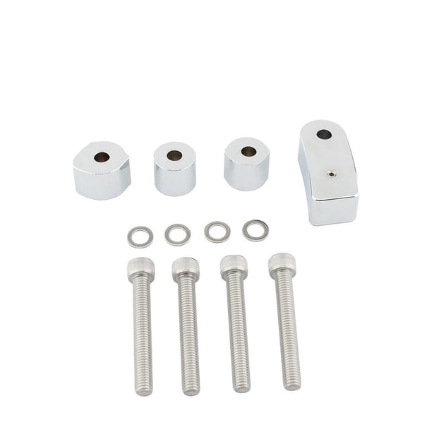 1620-2431 Extensiones de footpeg de motocicletas para Professional Utility Plateado