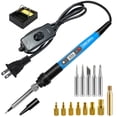 thumbnail image 1 of Soldador Lunamor 80W 110V LCD digital 180-500°C Azul, 1 of 8