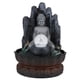 thumbnail image 3 of Fuentes de Buda de Mesa BuyweekMX Decoración de Fuente de Escritorio Resina 220V, 3 of 5