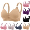 thumbnail image 2 of QINGFSAP Push Up Full Coverage Bras for Women Wireless Comfy No Underwire Supportive Everyday Bralettes, 2 of 4
