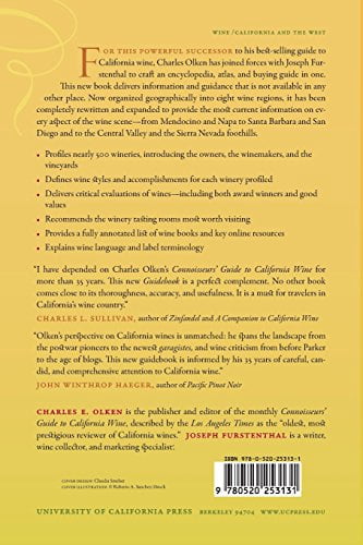 The New Connoisseurs' Guidebook to California Wine and Wineries by Charles Olken