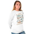 thumbnail image 3 of Fishermen's Life Humor Funny Fishing Long Sleeve TShirt Men Women Brisco Brands X, 3 of 6