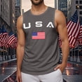 thumbnail image 2 of Gibobby Men's Muscle Tank Sleeveless Tee Workout Gym Crewneck Midweight Sleeveless shirts for men(XXXXL,Grey), 2 of 4