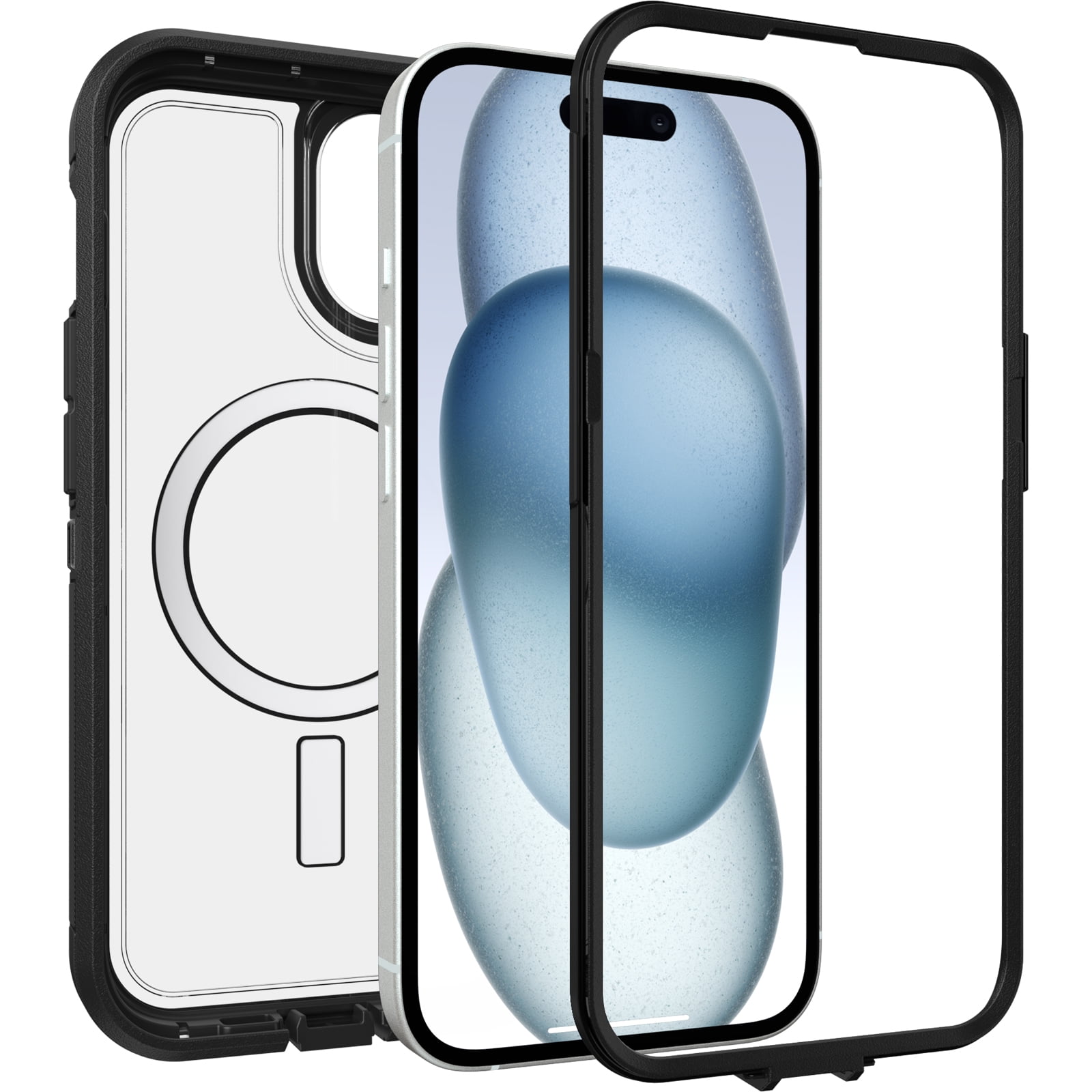 OtterBox Defender Series Pro XT Case for Apple iPhone 16e, iPhone 15, iPhone 14, and iPhone 13 - Dark Side