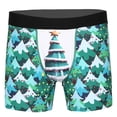 thumbnail image 1 of Men Adult Christmas Shorts Underwear Elastic Waistband Boxer Brief Stretchy Breathable Underpants Xmas Cosplay Party NightwearXL Gong Bohan LED, 1 of 2